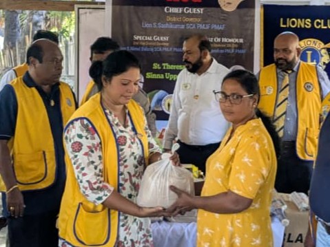Distributing Dry Ration Packs @Service Carnival